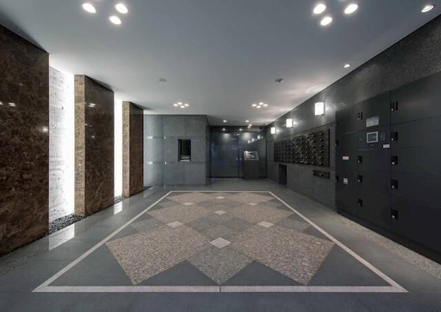 ルーブル大島弐番館のロビー