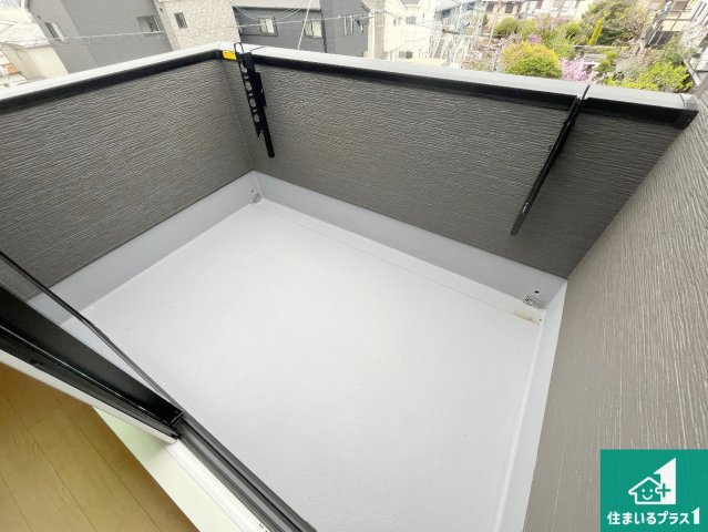 神戸市須磨区白川台　第24-1期　新築一戸建てのバルコニー|日当たりのよいバルコニー！お部屋が開放的に！