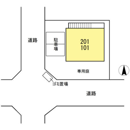 ベルドールの区画図