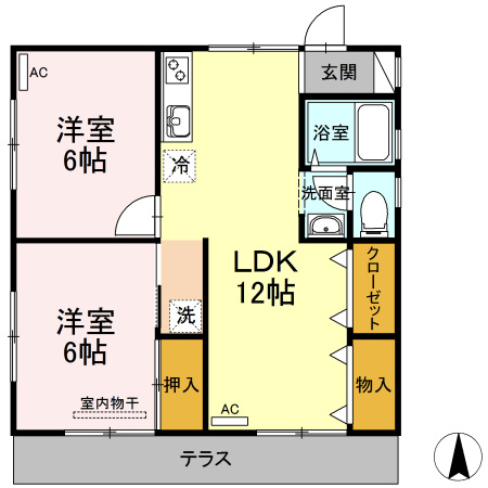 ベルドールの間取り