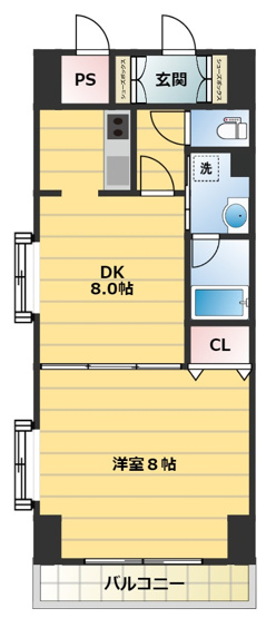 【間取り】 | フローラル中葛西Ⅴ