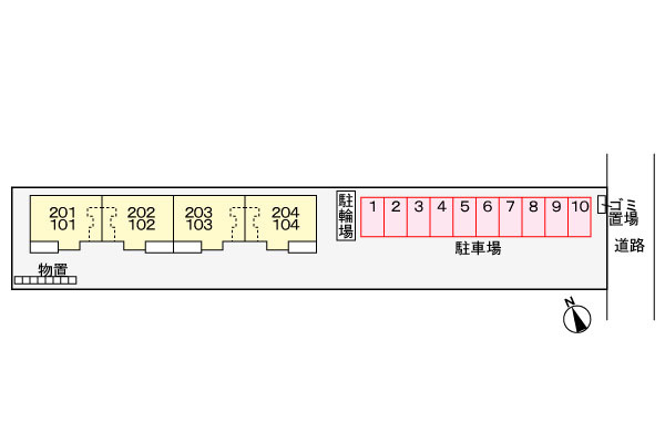 ジェントリーブリーズヴィラ　Ⅱの区画図