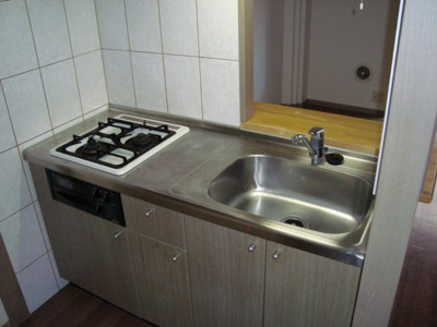 【キッチン】 | グランドパレス長泉Ｄ | 2口グリル付き