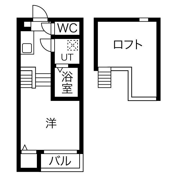 relache瑞穂　名古屋市賃貸　仲介手数料無料の間取り