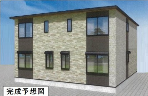 仮称小山5丁目アパートの外観