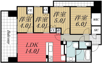 【間取り】 | パークホームズ千葉