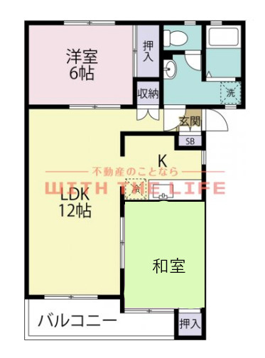 長門石ビレッジ【10,000円キャッシュバック物件】の間取り