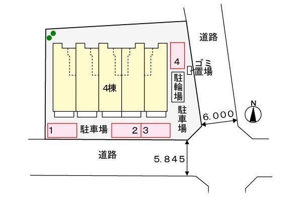 プレ・パルクの駐車場