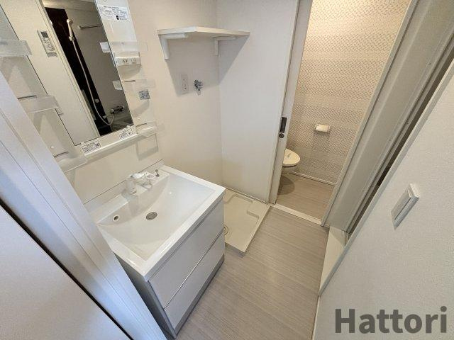 エス・ルミエールの独立洗面台