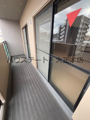 【バルコニー】 | グレース九条 仲介手数料無料