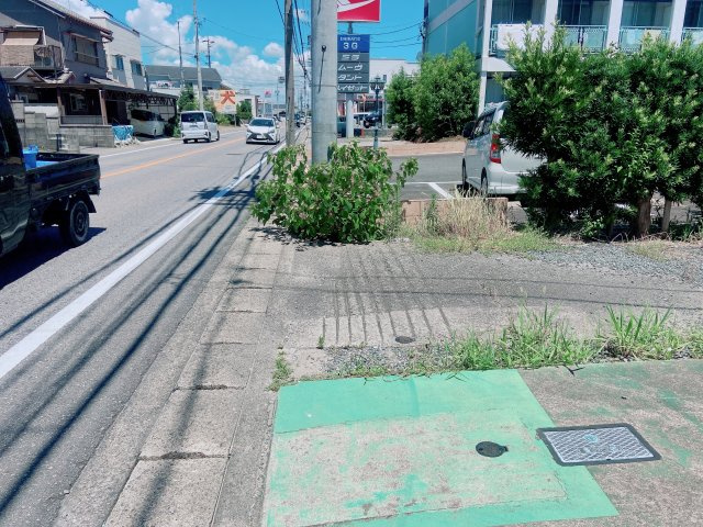 武豊町冨貴字篭田の前面道路含む現地写真|前面道路