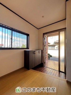 【玄関】 | KEM真岡市長田1期 | 広々とした玄関スペース♪靴を収納できる下駄箱もございます。