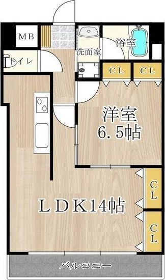 CITY　SPIRE幸町の間取り