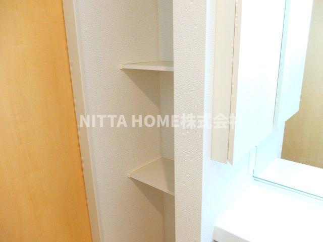 ソルベニの洗面所|あると便利な洗面収納です◇