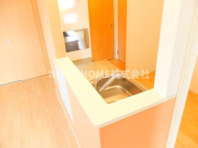 ソルベニのキッチン|ガスコンロ設置タイプです＊