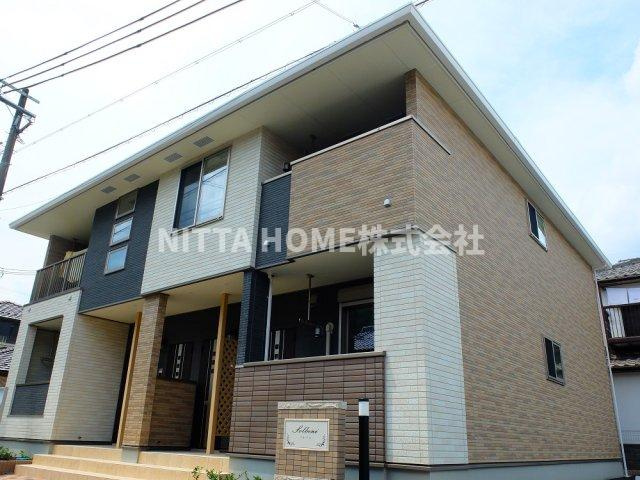 ソルベニの外観パース|コンビニまで徒歩圏内です◎