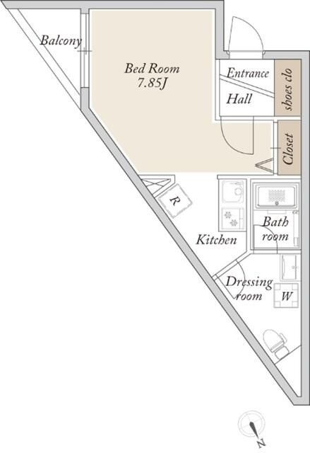 Ｌａ　Ｄｏｕｃｅｕｒ赤塚の間取り|☆このお部屋は仲介手数料0円です☆