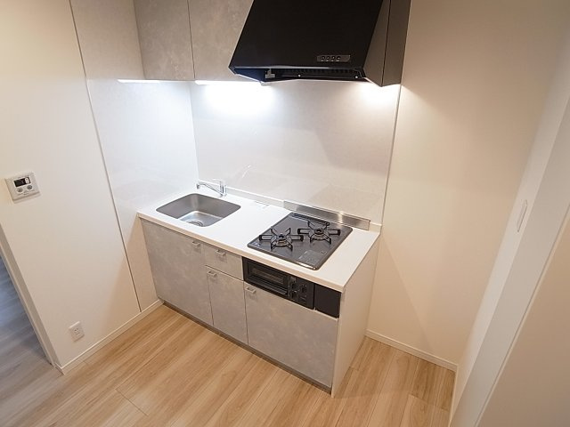 ブルームのキッチン|システムキッチン２口ガスコンロ付き