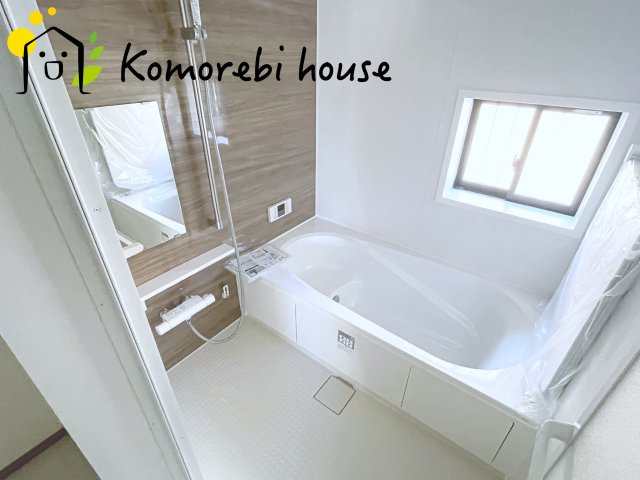 さいたま市西区指扇996番2　新築一戸建て　Bの浴室|きれいなお風呂です