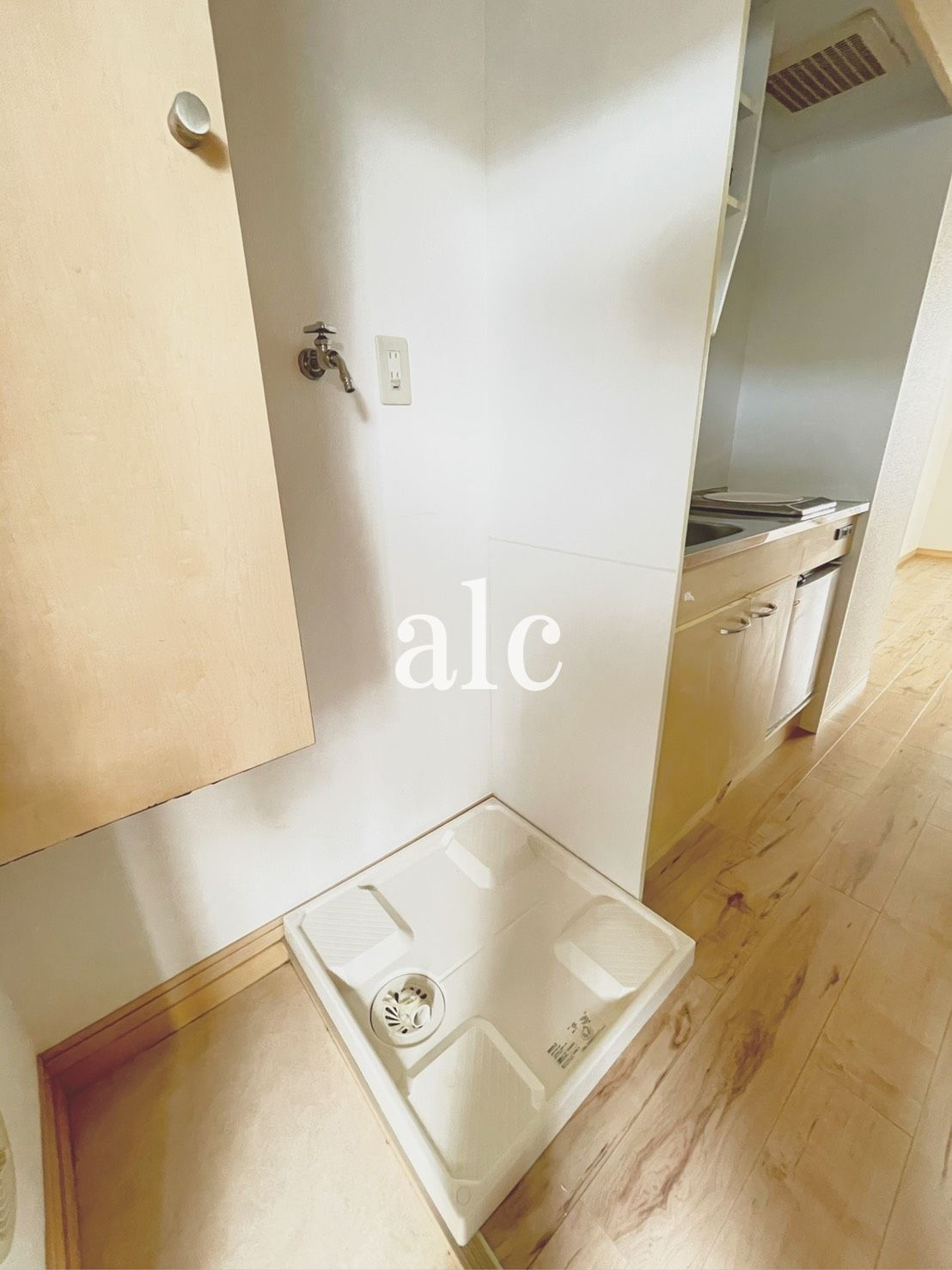練馬区練馬１丁目のアパートの設備|室内洗濯置場