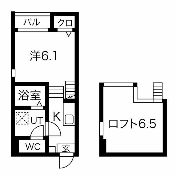 プライム下坂　名古屋市賃貸　仲介手数料無料の間取り