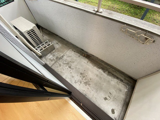 神戸市須磨区鷹取町３丁目の賃貸マンションのバルコニー