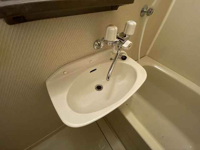 神戸市須磨区鷹取町３丁目の賃貸マンションの洗面所|洗面