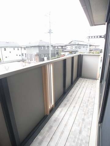 ベルパークＡ・Ｂのバルコニー