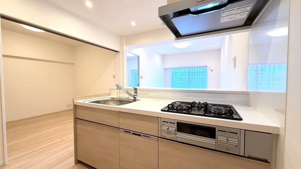 調布市染地２丁目の中古マンションのキッチン