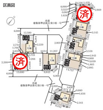 ◆◆必ずもらえる！選べる！キャンペーン実施中♪◆◆　☆平泉崎第8／2号棟☆　の地図|【区画図です】
