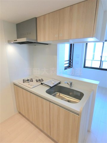 ガリシア千鳥町Ⅱのキッチン|2口ガスカウンターキッチン