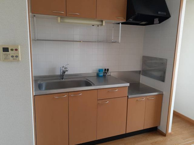 【キッチン】 | サニーパレスＡ | きれいなキッチンです