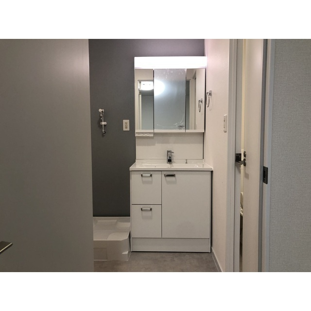 上水ハイツの洗面所