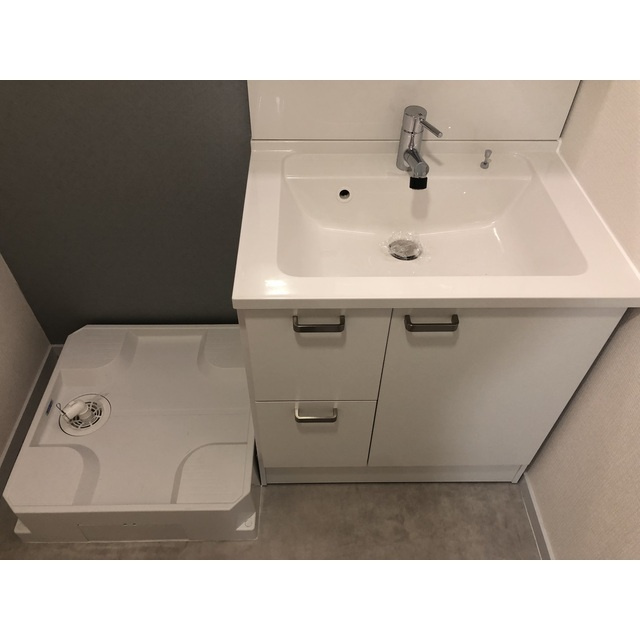 上水ハイツの洗面所