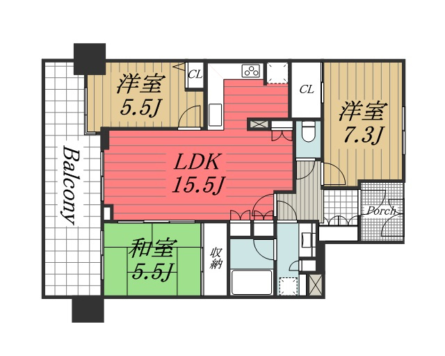 【間取り】 | ライオンズ稲毛マスターマークス