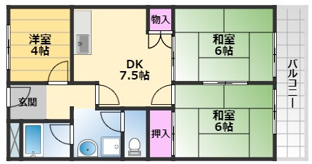 【間取り】 | エステートハイツ