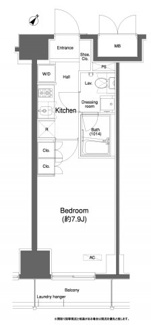 【間取り】 | プラウドフラット白金高輪 | ☆間取り図☆