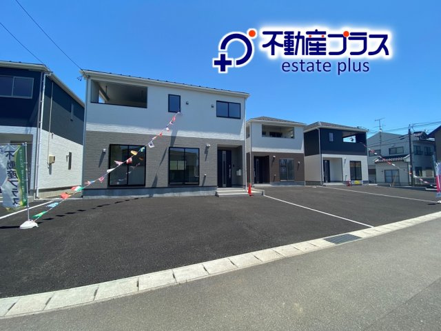 【いわき市小名浜南富岡　第1】　5号棟　※必ずもらえる選べるキャンペーン実施中！の外観|◆同施工写真です◆外観の写真です。お洒落な新築は気分が上がりますね♪