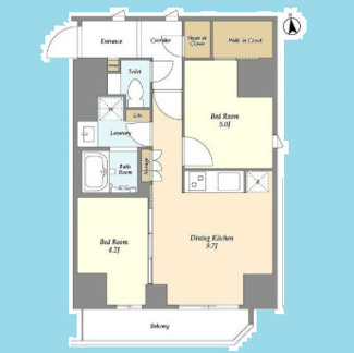 【間取り】 | グランカーサ蒲田ウエスト | グランカーサ蒲田ウエスト