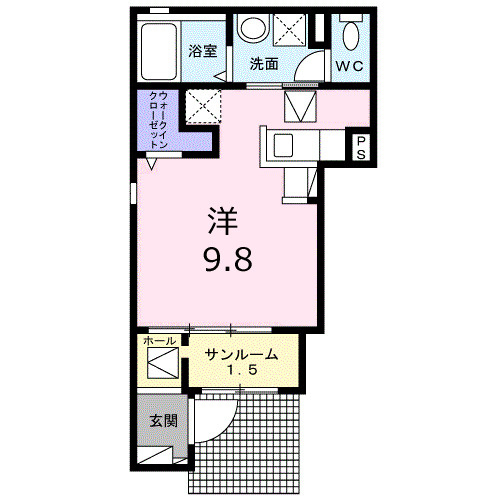 アンジュコーテの間取り