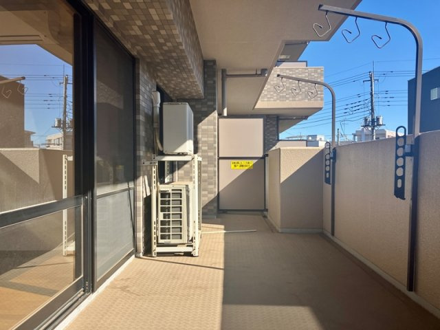 ソフィア所沢のバルコニー