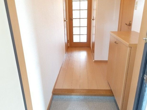 ラヴィアンローズＡの玄関|毎日通る玄関はこちらです