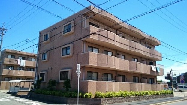 ラヴィアンローズＡの外観|外はこのようになっています