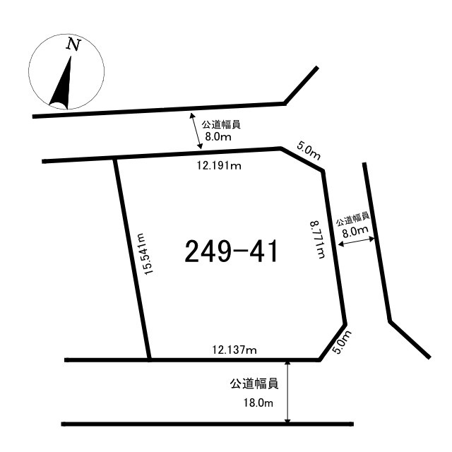 春採7丁目　売店舗の区画図