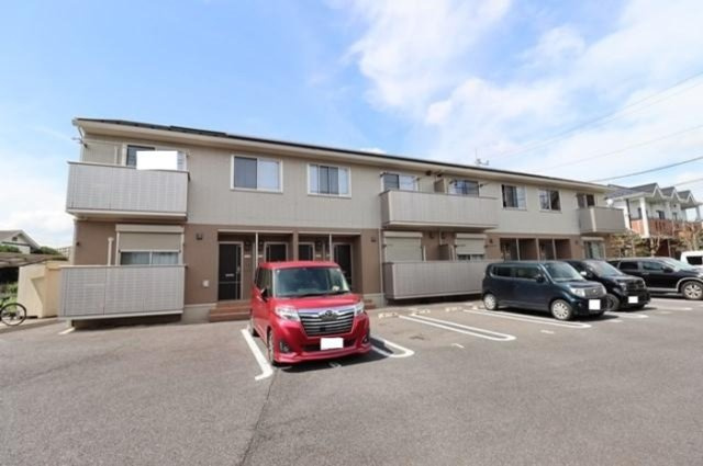 Croireの外観|2階建てアパートです