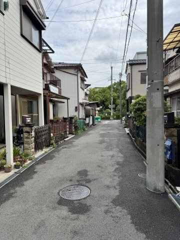 枚方市招提南町３丁目の前面道路含む現地写真|前面道路含む現地写真です