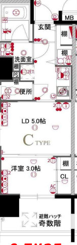 【間取り】 | レジデンシャルヒルズリバープレイス