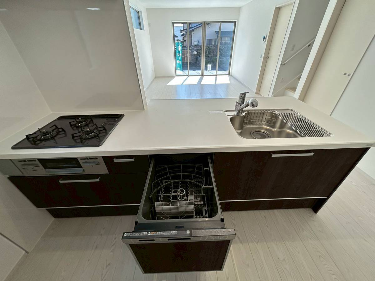【価格改定】京都市西京区大原野鳥見町１期のキッチン|主婦に嬉しい食器洗乾燥機付きシステムキッチン(^^)/