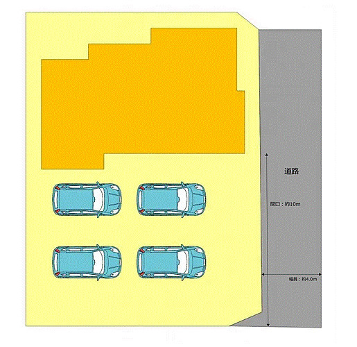 高崎市下佐野町　中古2299の区画図