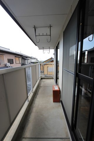 レジデンス八竜のバルコニー